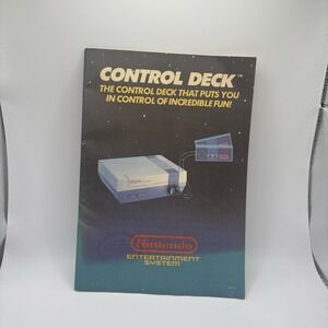 Nintendo NES - Control Deck System Console Instruction Manual Only 1987